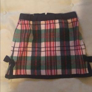 Vineyard Vines Holiday Plaid Skirt with Bows!